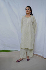 2 Piece – Printed Cotton Suit