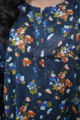 2 Piece – Printed Cotton Suit