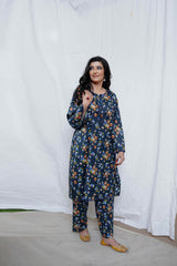 2 Piece – Printed Cotton Suit