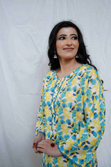 2 Piece – Printed Cotton Suit