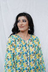 2 Piece – Printed Cotton Suit