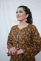 2 Piece – Printed Cotton Suit