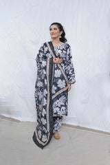 3pcs Summer Cotton printed dupatta & trouser