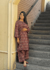 2 Piece – Printed Cotton Suit