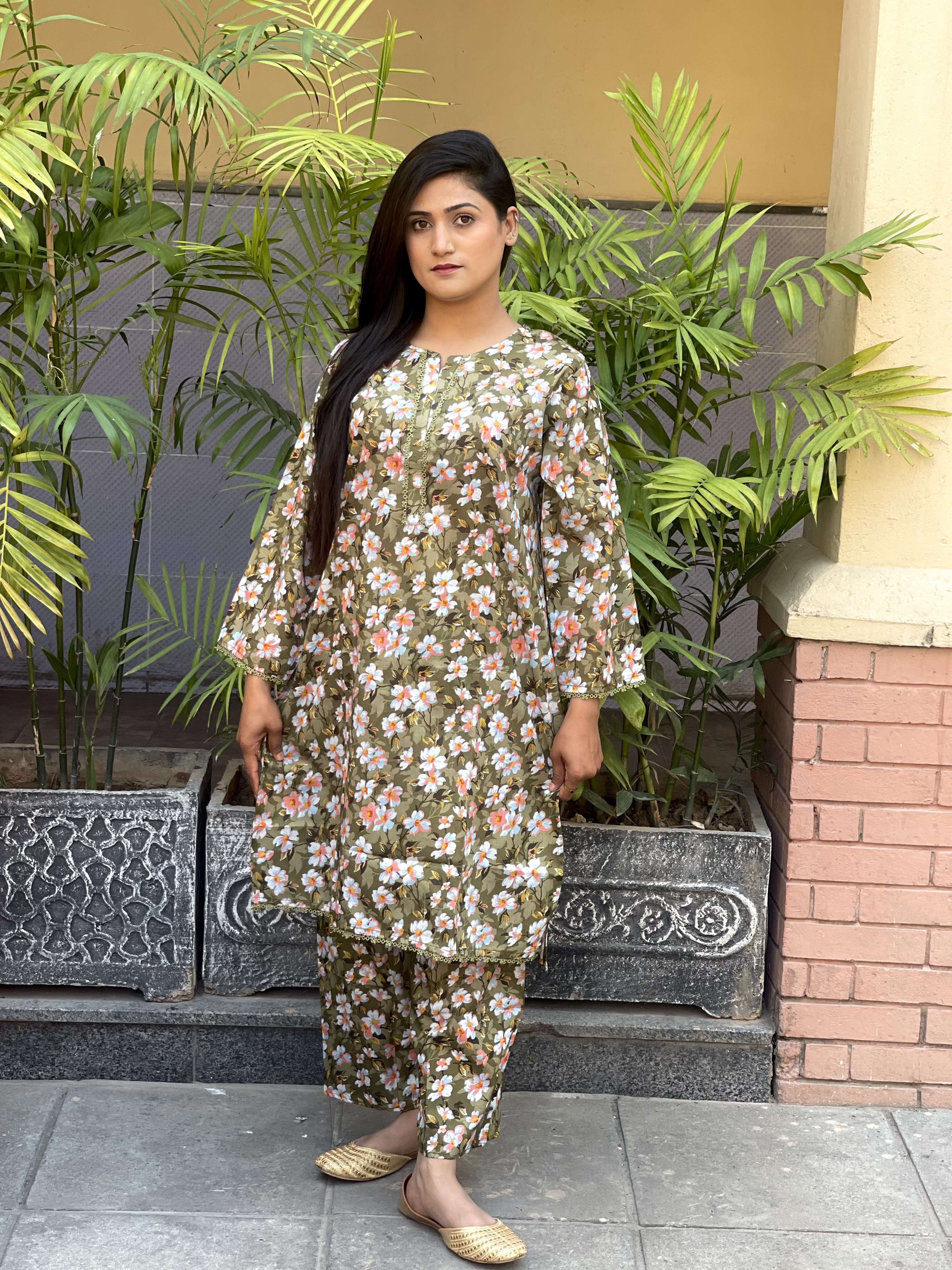 2 Piece – Chikan Charm Cotton Suit