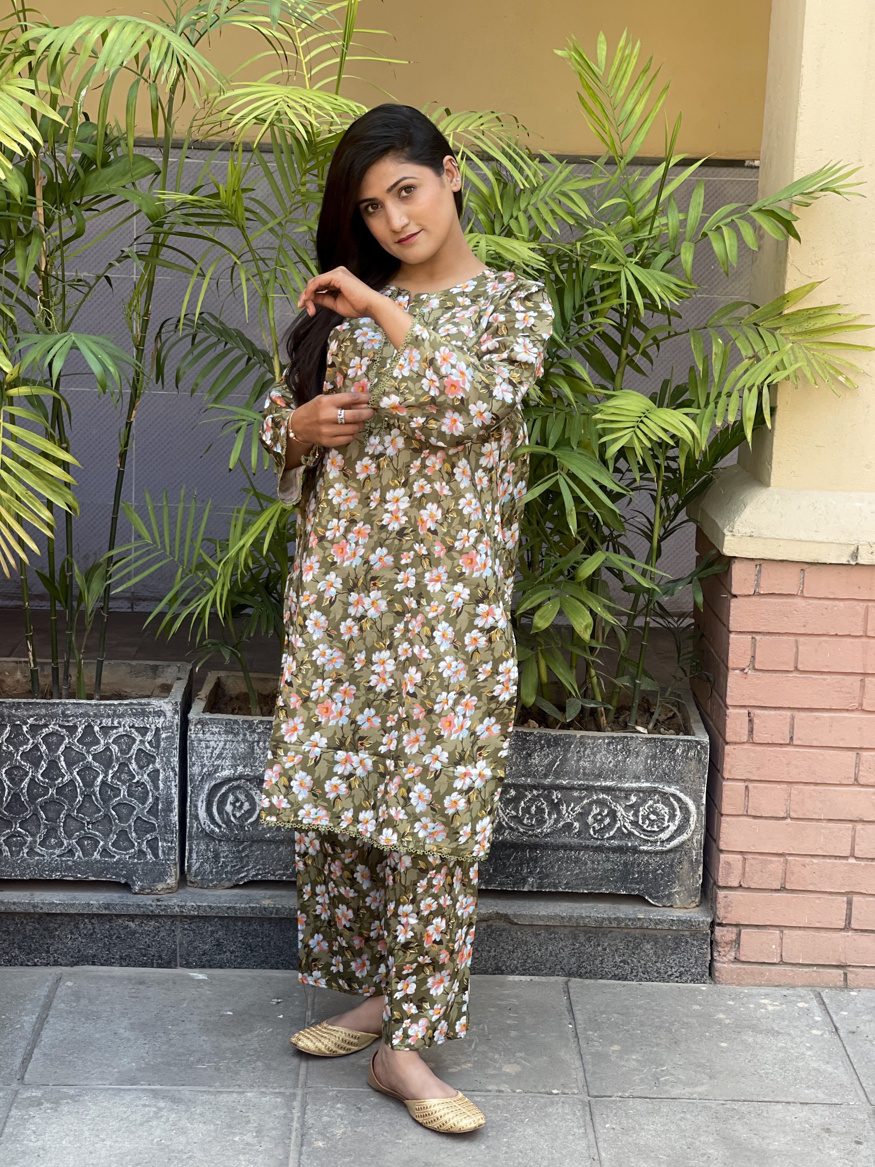 2 Piece – Chikan Charm Cotton Suit