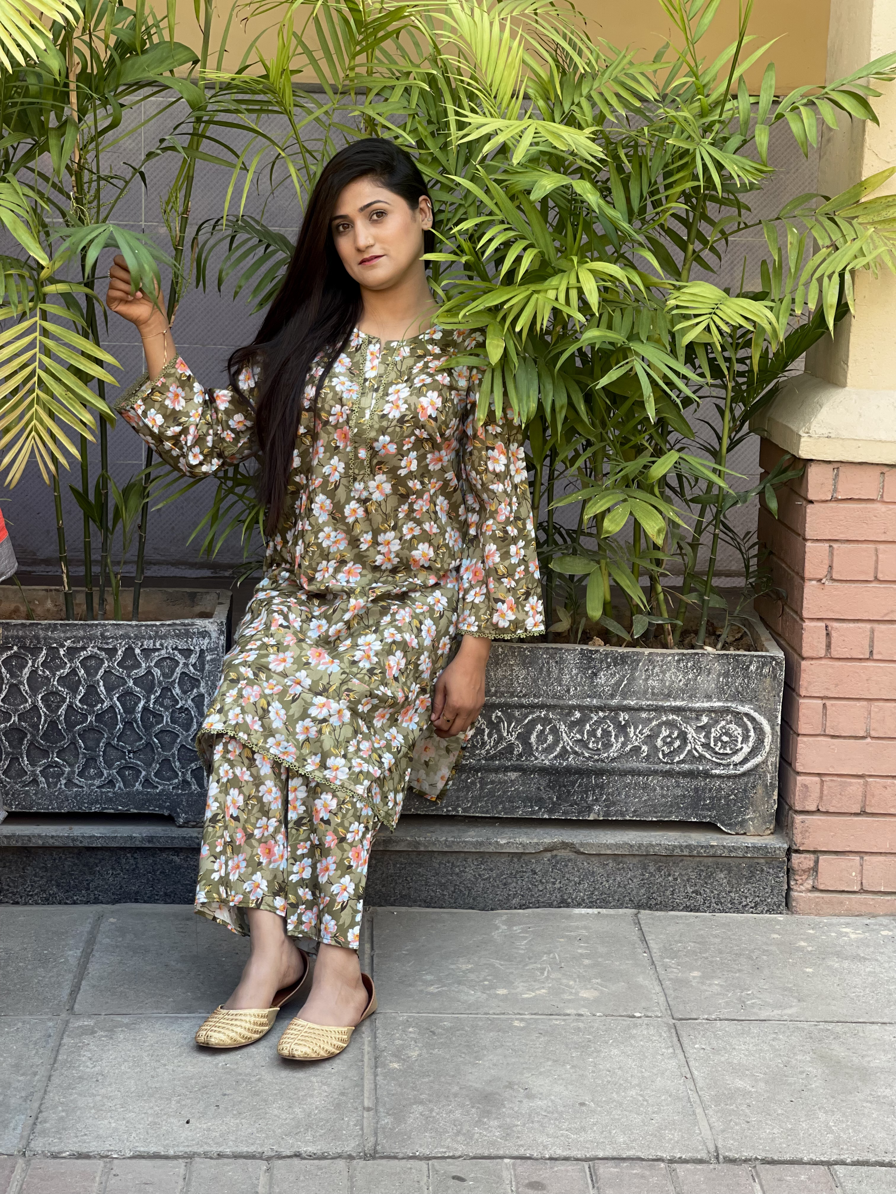 2 Piece – Chikan Charm Cotton Suit